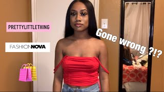 FashionNova &amp; PrettyLittleThing Haul