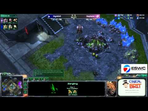 NightEnD (P) V Stephano (Z) - ESWC Day 2