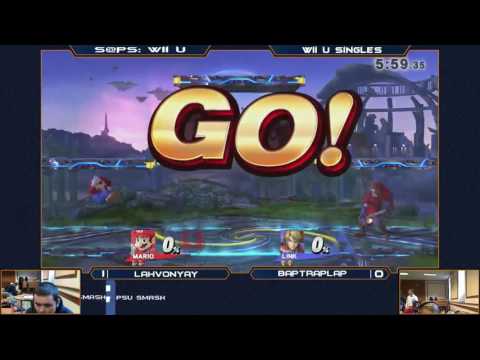 S@PS 35 Wii U Singles - LahVonYay (Mario) vs BapTrapLap (Link) - Winners Quarters