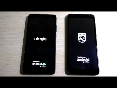 Alcatel 1A vs Philips S260 Bootanimation