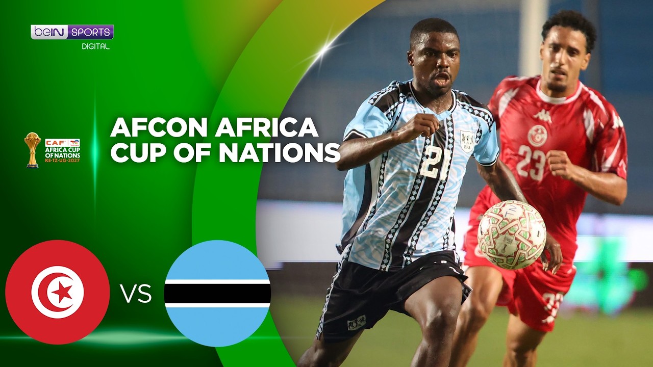 Tunisia vs Botswana | HIGHLIGHTS 2027 AFCON Qualifiers | 09/28/2026 | beIN SPORTS USA