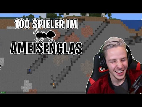 You will NEVER believe what 100 players did in 24 hours in MINECRAFT AMEISENGLAS!
