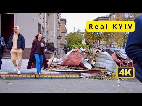 🔥KYIV, UKRAINE 🇺🇦 | 4K Kyiv After a Sleepless Night. What's Happening | Walking Tour Kyiv’s Street