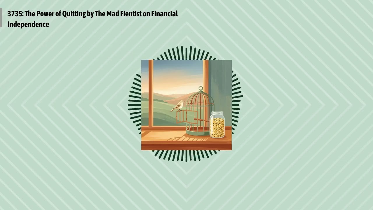 3735: The Power of Quitting by The Mad Fientist on Financial Independence | Optimal Finance...