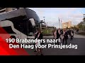 190 Brabanders onderweg om erehaag te vormen voor de koning tijdens Prinsjesdag