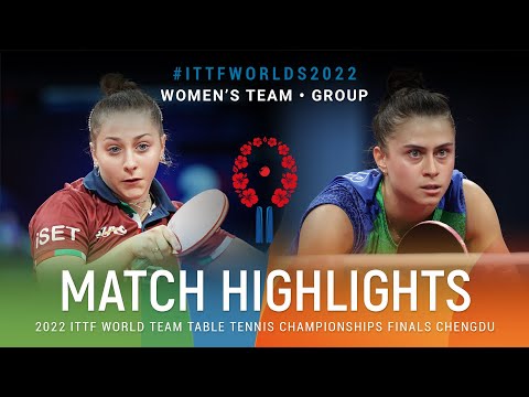 Highlights | Nicole Arlia (ITA) vs Bruna Takahashi (BRA) | WT Grps | #ITTFWorlds2022