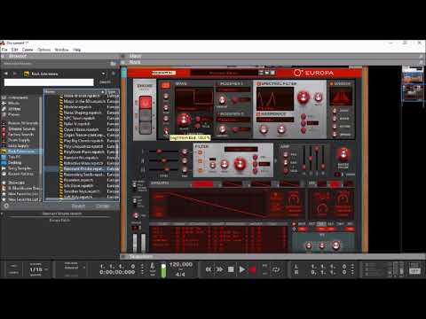 REASON 10 - The Europa Shapeshifting Synthesizer Preset Demo