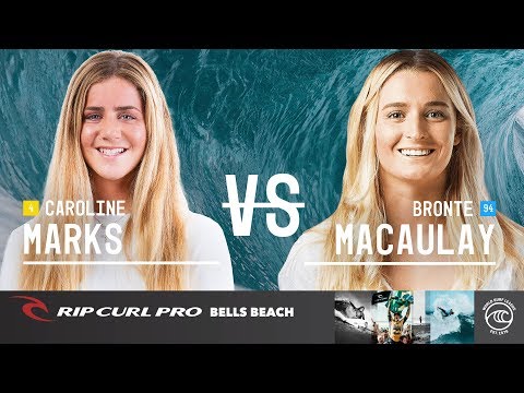 Caroline Marks vs. Bronte Macaulay - Round of 16, Heat 7 - Rip Curl Pro Bells Beach W 2019