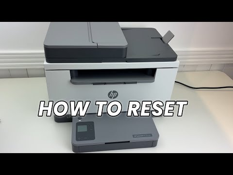 How to Reset HP LaserJet MFP M234sdw Printer