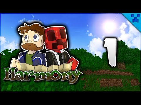Minecraft Harmony | Team Pixlthon Begin Their Adventure! | Multiplayer Modded Survival Episode 1