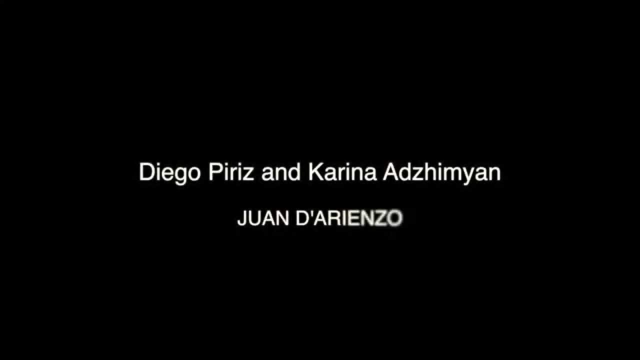 Diego Piriz and Karina Adzhimyan, DOS DEDOS, canta: ALBERTO ECHAGUE, orq. JUAN D ARIENZO, tango