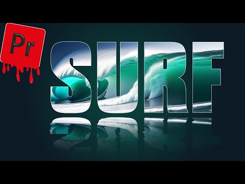 Elegant Intro, Video Within Text | Adobe Premiere Pro