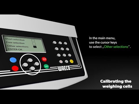WAECO | AirCon Service Center (ASC) – Calibrating the weighing cells