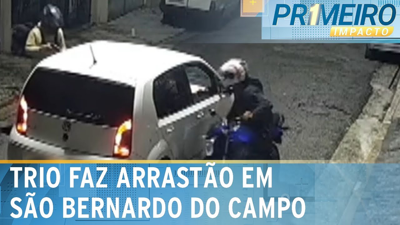 Criminosos armados fazem arrastão no ABC Paulista | Primeiro Impacto (14/11/24)