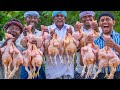 CHICKEN Full Fried Chicken Veg Curry Recipe Cooking In Village Chicken Cooking With Vegetables