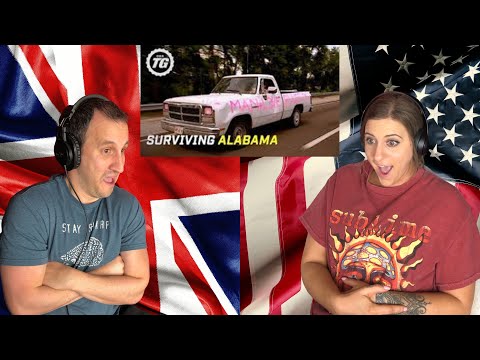 British Husband Shows American Wife  |  Top Gear - Surviving Alabama  **REACTION**
