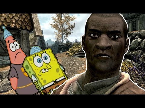 Spongebob And Patrick In Skyrim
