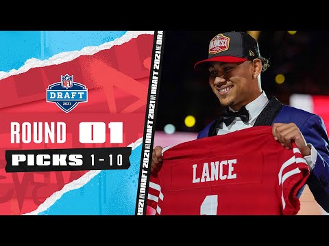 Pick 1-10: 3 Quarterbacks, The Highest Drafted TE, & A Late Trade! | 2021 NFL Draft