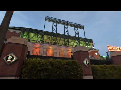 California Travel 🇺🇸 | San Francisco Travel | Walking tour of Oracle Park, home of the SF Giants