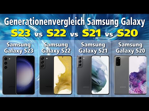 Generationenvergleich S23 vs S22 vs S21 vs S20