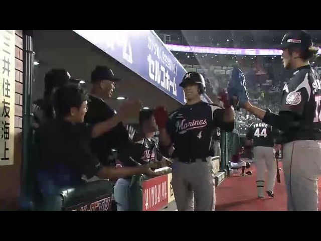 【4回表】マリーンズ・細谷 逆らわずに流し打ち!! 巧打で追加点!! 2016/9/15 E-M