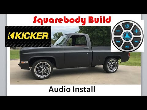 C10 Squarebody Build. Bluetooth stereo install!