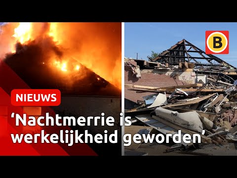 Felle, uitslaande brand legt restaurant Nieuw Schaijk in as