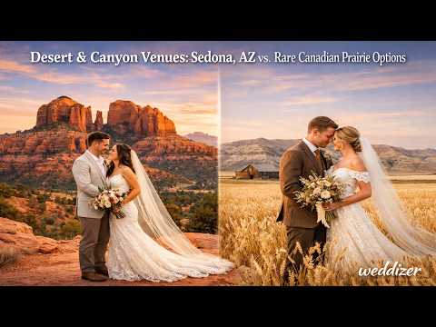Sedona vs Canadian Prairie Weddings ???? Which Dream Venue Is PERFECT for You?