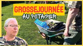 PLANTATIONS AU POTAGER : Tomates, Pastèques et... déluge surprise ! #maman #jardin #vlog