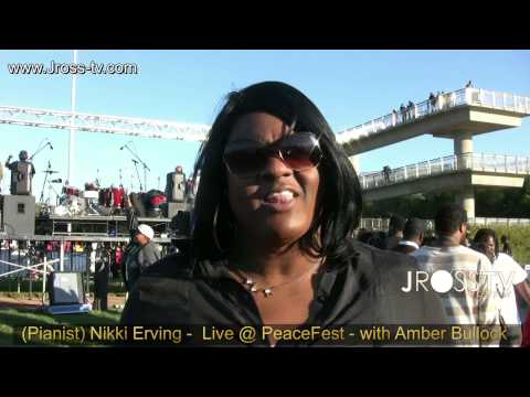 James Ross @ (Pianist) Nikki Erving - Hitting with Amber Bullock @ PeaceFest -  www.Jross-tv.com