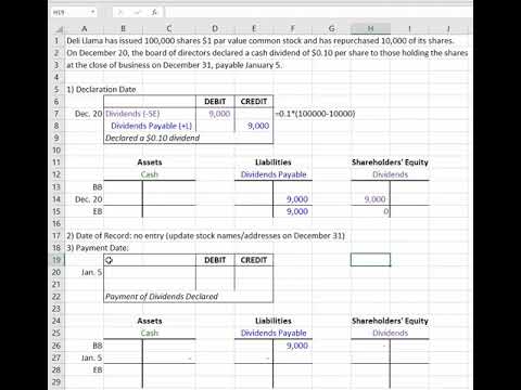 Acc 201 Module 6 Problem Set Dividends Per Share