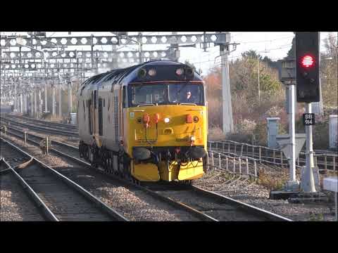 Freight trains at Keynsham Pangbourne Didcot & Swindon 8th & 9th December 2019