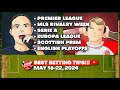 FC Stoppage Time BEST BETS May 16-22!  Premier League, Europa League, Serie A, MLS & More
