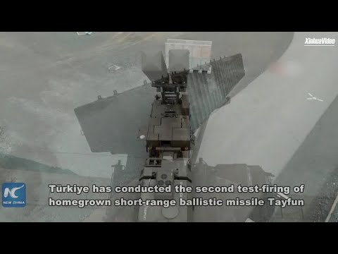 Türkiye tests short-range ballistic missile Tayfun