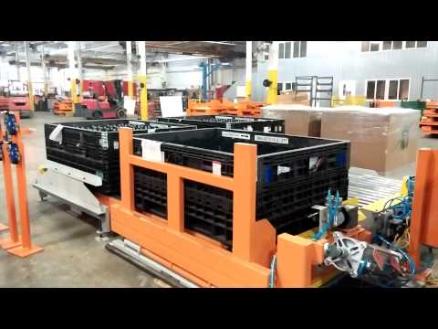 4 Posiiton Conveyor System with 70 Degree Tilt Table