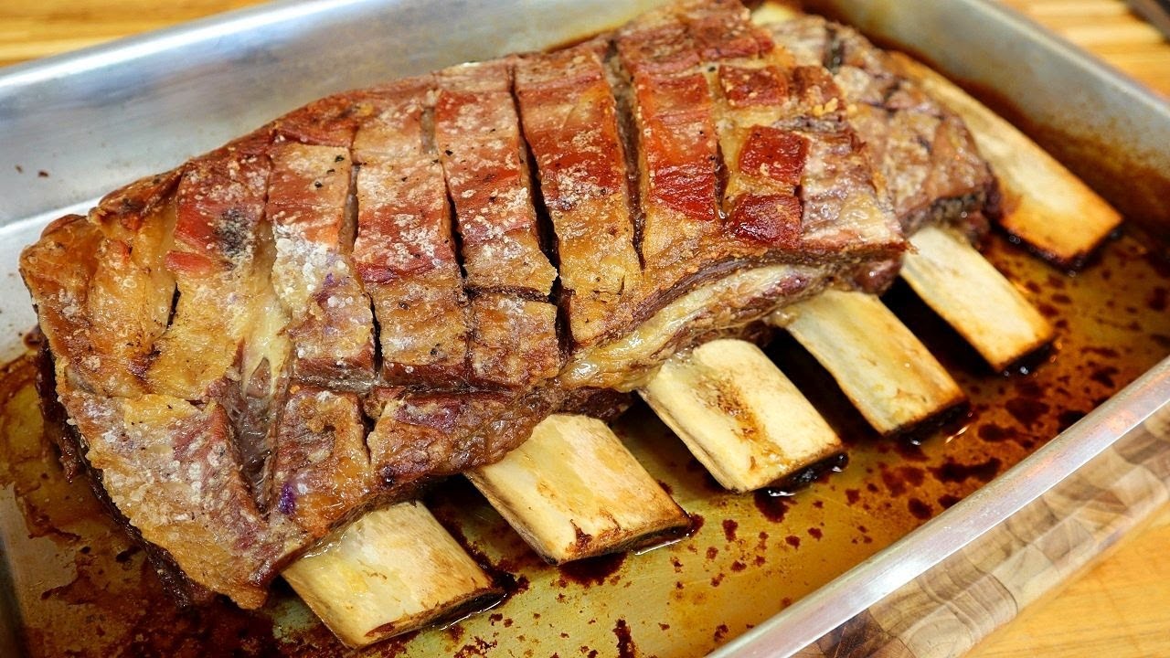 COSTELA ASSADA NO FORNO QUE DESMANCHA I SUPER FÁCIL