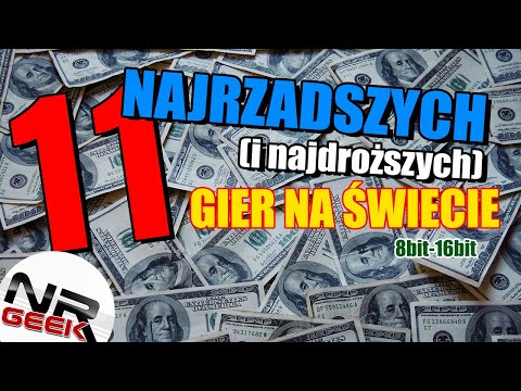 11 Najrzadszych i najdroższych gier na systemy 8 i 16 bitowe - Funfacts #62 (Top 10)