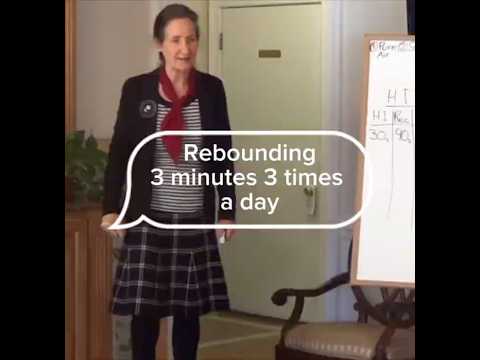 How rebounding works#trampoline #rebounding #barbaraoneill #training#fitness #australia #fyp #detox