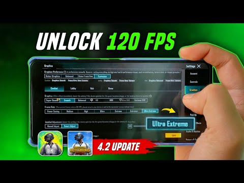UNLOCK 120 FPS In BGMI 🔥 Super Smooth Graphics in New Update 4.2 | 120 Fps in BGMI