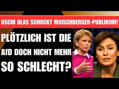 USCHI GLAS CAUSES SHOCK-SILENCE AT MAISCHBERGER 🚨 SUDDENLY THE AfD IS NOT SO BAD AFTER ALL!