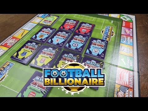 Board Game with Match Attax! Football Billionaire!
