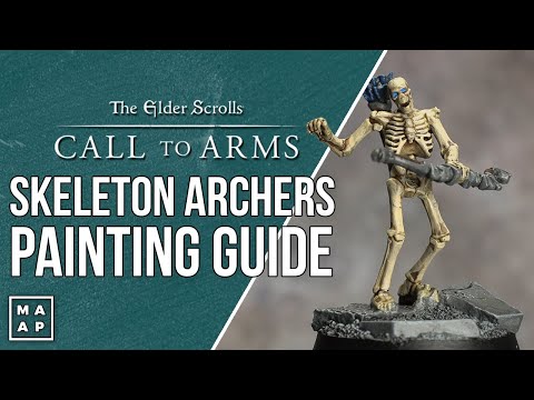 How to Paint Skeleton Archers - Elder Scrolls Call to Arms // Tabletop Hub