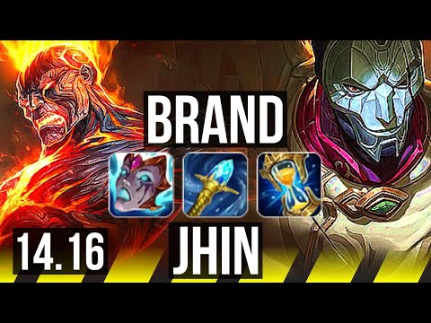 BRAND & Senna vs JHIN & Rell (ADC) | 7/1/12, 1000+ games | EUW Grandmaster | 14.16