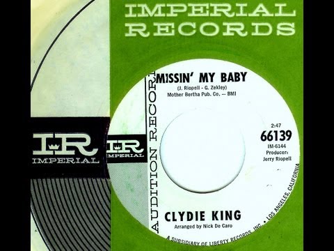 Clydie King - MISSIN' MY BABY  (Gold Star Studios)  (1965)