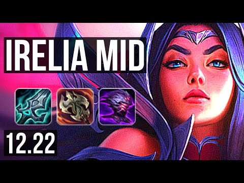 IRELIA vs YONE (MID) | 13 solo kills, 500+ games, Legendary, 1.0M mastery | KR Diamond | 12.22
