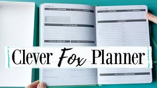 Unboxing The Clever Fox Daily Planner & Planner Flip Through || GIVEAWAY CLOSED