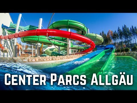 NEUER WASSERPARK IM ALLGÄU: Aqua Mundo Center Parcs Leutkirch (Alle Rutschen)