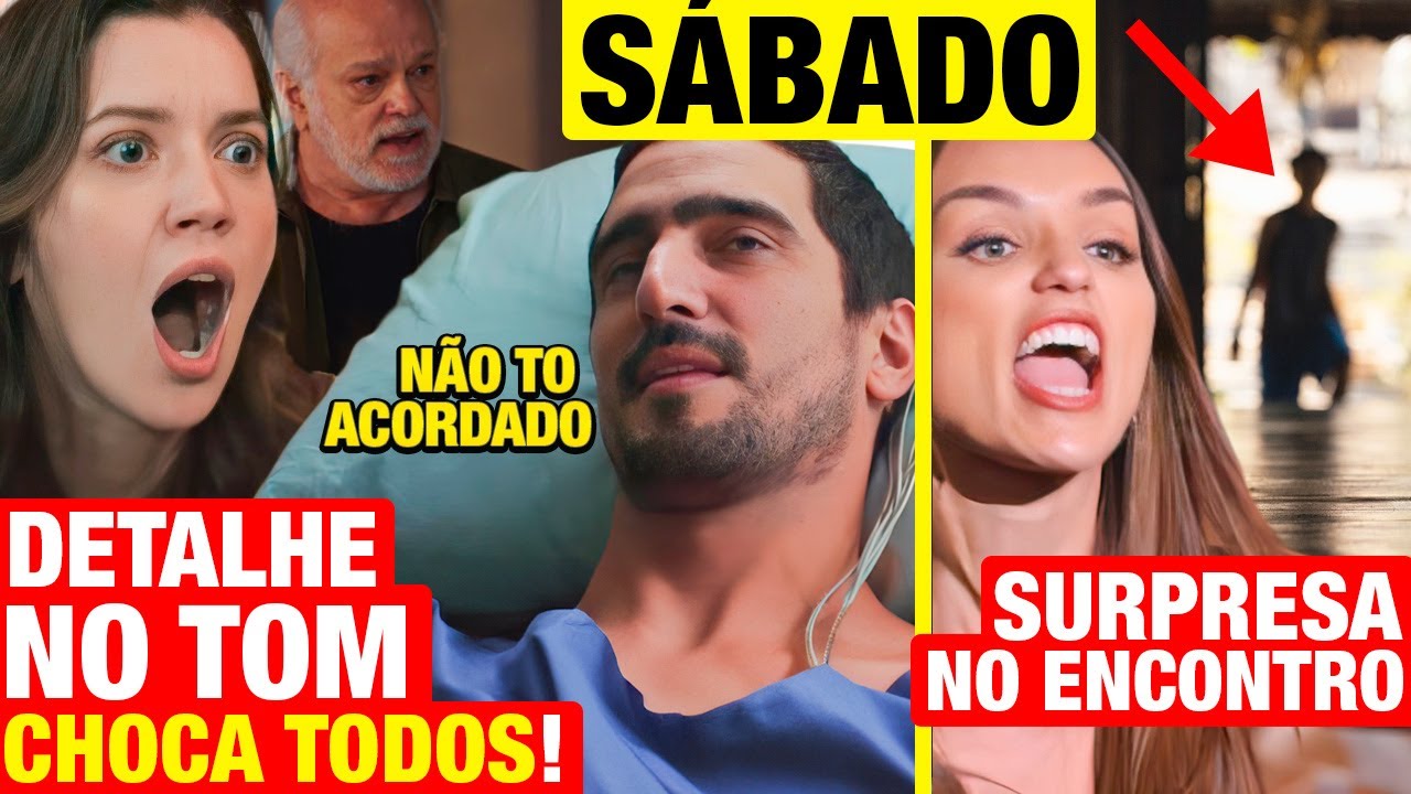 FAMÍLIA É TUDO Capítulo de SÁBADO 14/09 - TOM ACORDA COM 1 DETALHE Resumo novela Família é tudo hoje