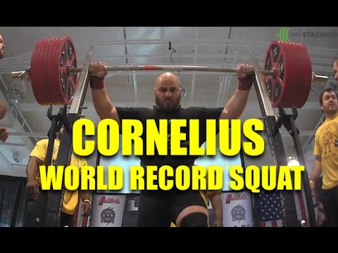 DENNIS CORNELIUS | 865 LBS SQUAT WORLD RECORD | 2016 USAPL RAW NATIONALS | (10/16/2016)