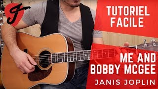 Cours de Guitare - Janis Joplin - Me and Bobby McGee (Super Facile)
